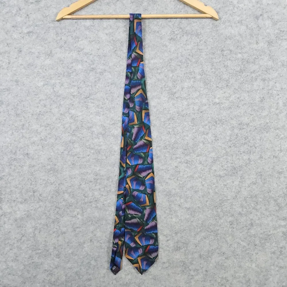 Jerry J Garcia Silk Neck Tie COLORFUL Abstract 57x4 Inches Grateful Dead Classic